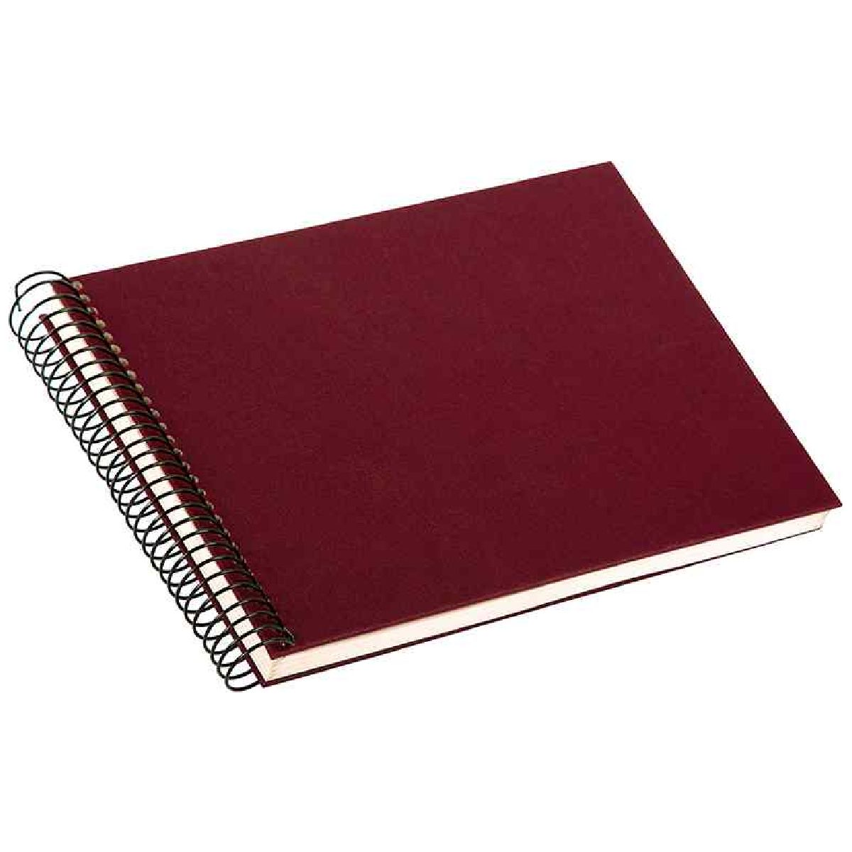 GOLDBUCH Spiralalbum Bella Vista 24x17 cm bordeaux 40 weiße Seiten