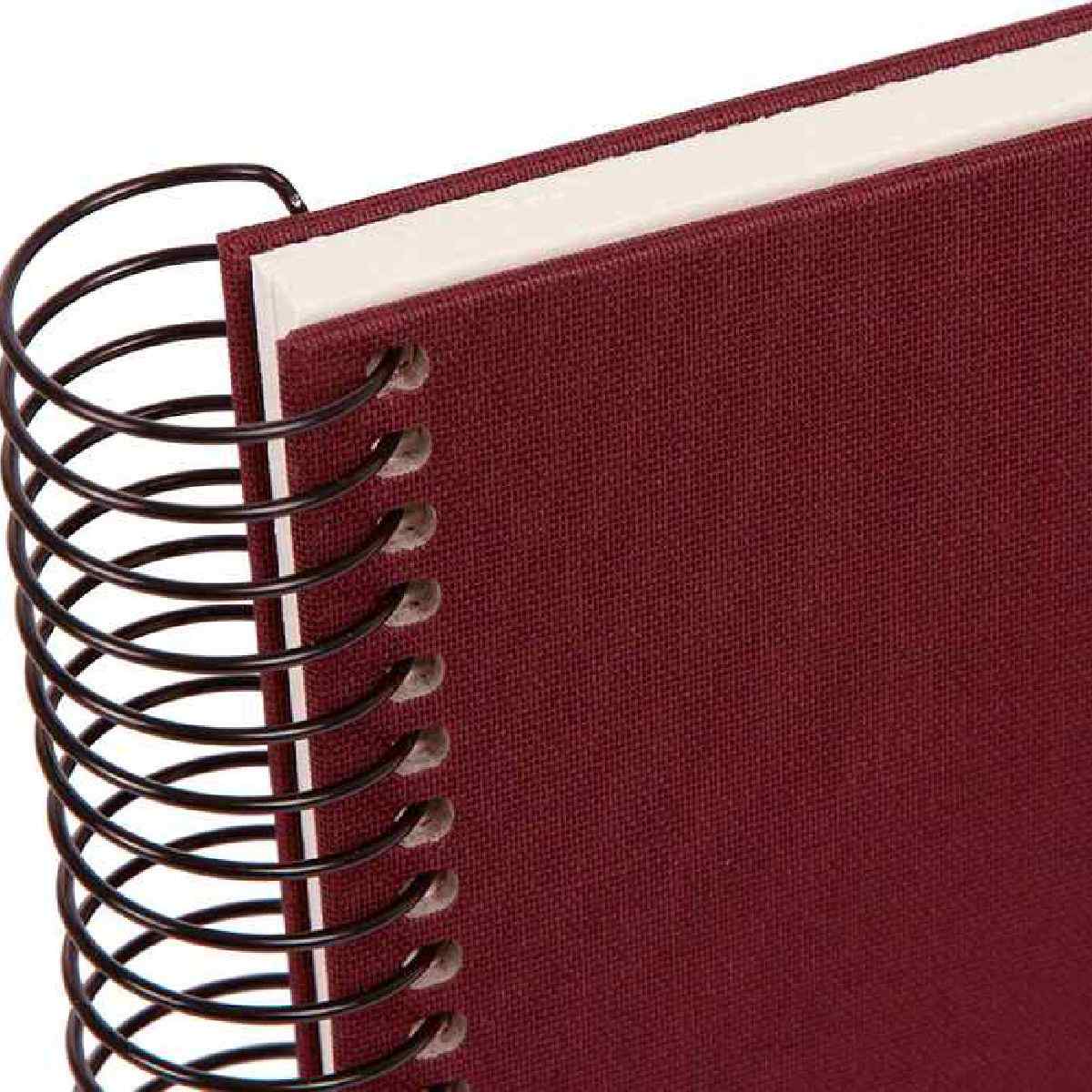 GOLDBUCH Spiralalbum Bella Vista 24x17 cm bordeaux 40 weiße Seiten