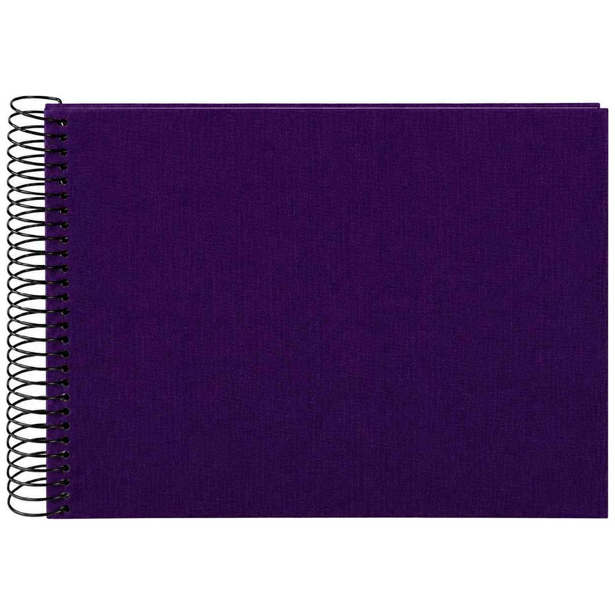GOLDBUCH Spiralalbum Bella Vista 24x17 cm violett 40 weiße Seiten