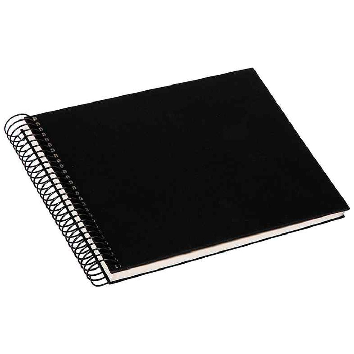 GOLDBUCH Spiralalbum Bella Vista 24x17 cm schwarz 40 weiße Seiten