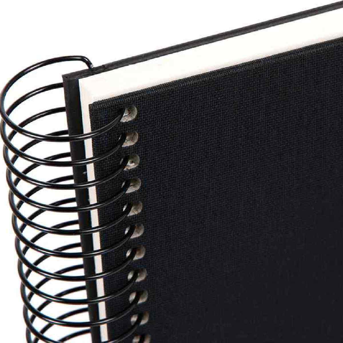 GOLDBUCH Spiralalbum Bella Vista 24x17 cm schwarz 40 weiße Seiten