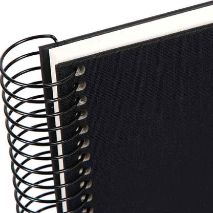 GOLDBUCH Spiralalbum Bella Vista 24x17 cm schwarz 40 weiße Seiten
