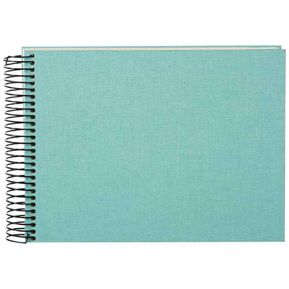 GOLDBUCH Spiralalbum Bella Vista 24x17 cm aqua 40 weiße Seiten