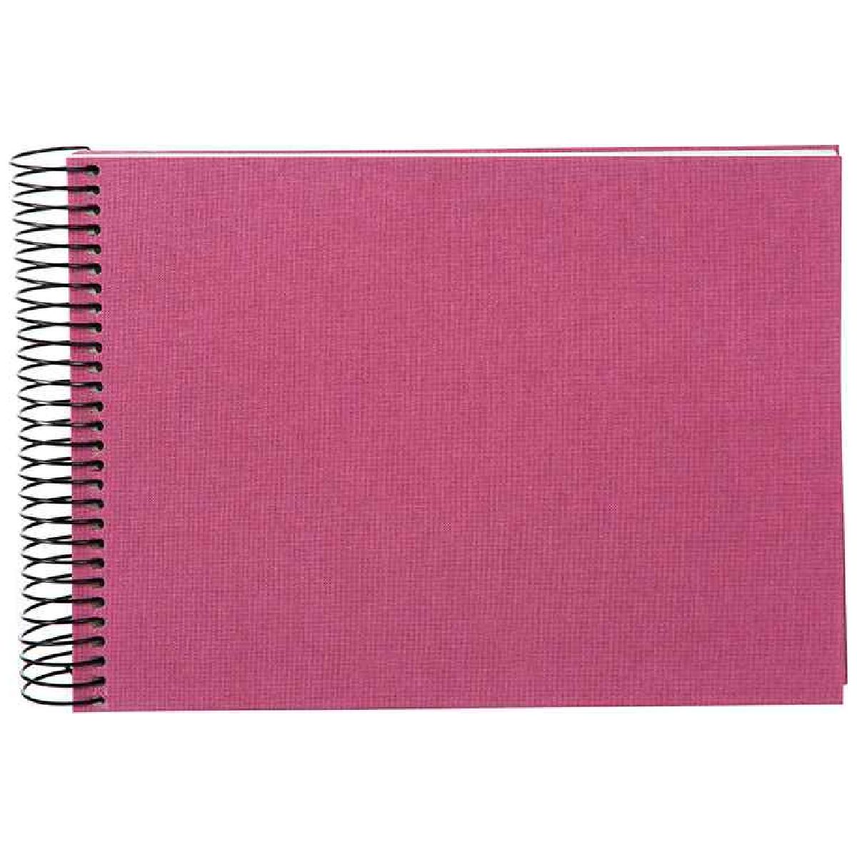 GOLDBUCH Spiralalbum Bella Vista 24x17 cm fuchsia 40 weiße Seiten