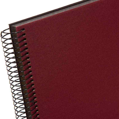 GOLDBUCH Spiralalbum Bella Vista 24x17 cm weinrot 40 schwarze Seiten