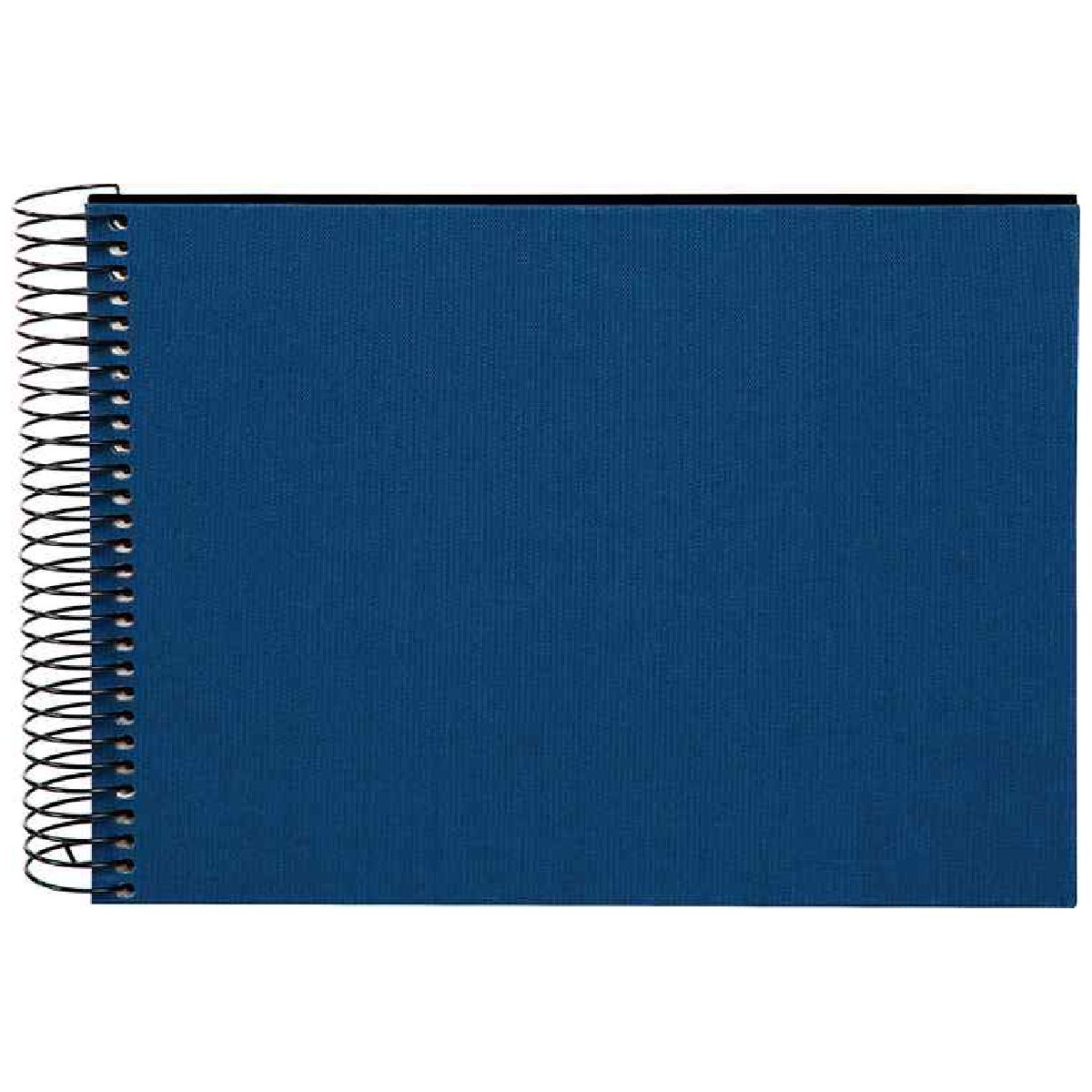 GOLDBUCH Spiralalbum Bella Vista 24x17 cm dunkelblau 40 schwarze Seiten