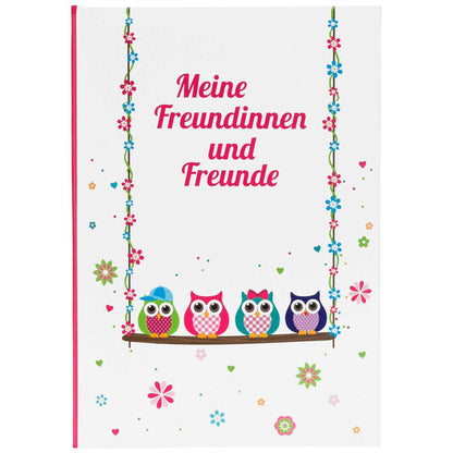 GOLDBUCH Freundebuch Eule A5 88 illustrierte Seiten
