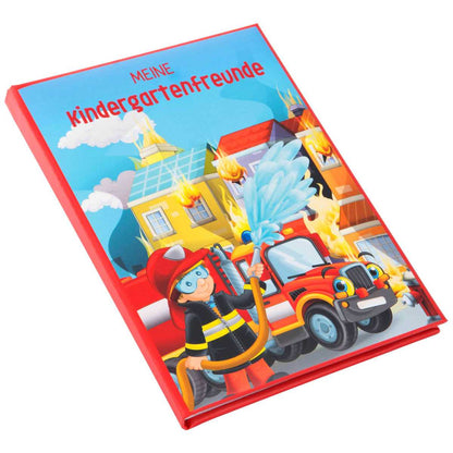 GOLDBUCH Kindergarten Freundebuch Feuerwehr 88 illustrierte Seiten