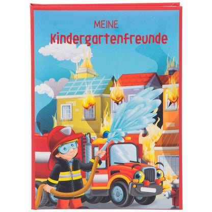 GOLDBUCH Kindergarten Freundebuch Feuerwehr 88 illustrierte Seiten