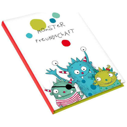 GOLDBUCH Freundebuch Monster A5 88 illustrierte Seiten