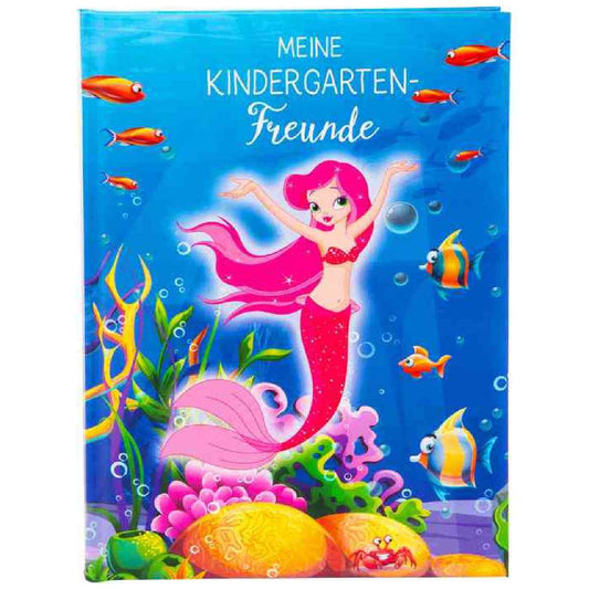 GOLDBUCH Kindergarten Freundebuch Meerjungfrau A5 88 illustrierte Seiten