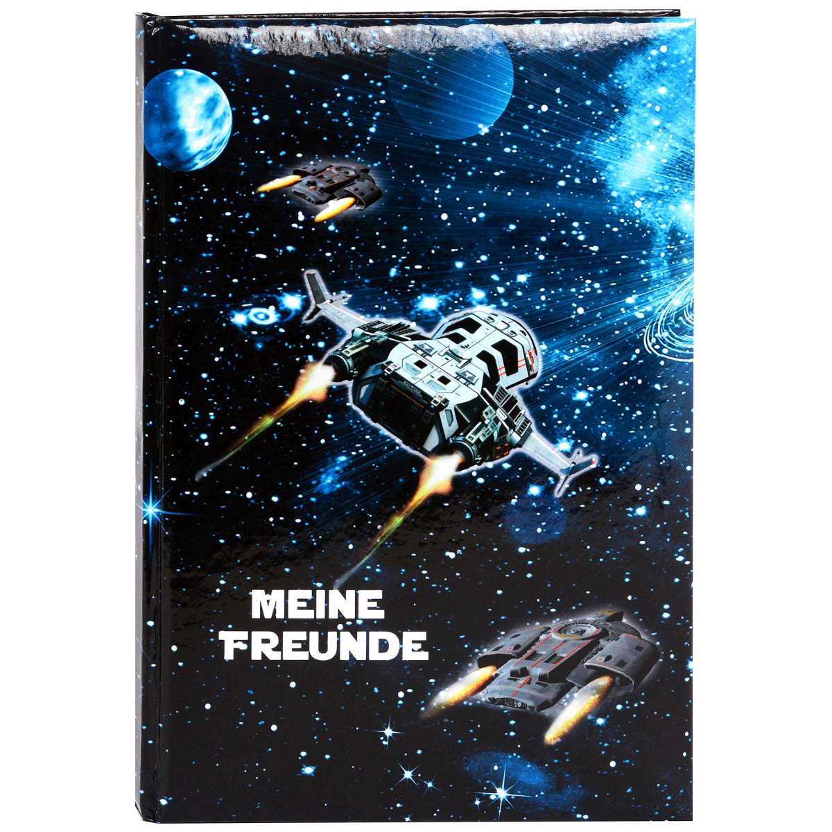 GOLDBUCH Freundebuch Raumschiff A5 88 illustrierte Seiten