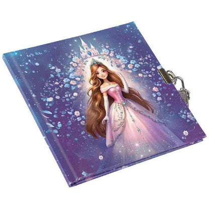 GOLDBUCH Tagebuch mit Schloss TURNOWSKY Prinzessin Sternenglanz 16,5x16,5cm 96 weiße Seiten