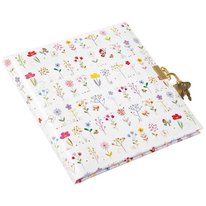 GOLDBUCH Tagebuch mit Schloss TURNOWSKY Small & Brave white 16,5x16,5cm 96 weiße Seiten