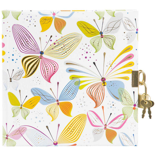 GOLDBUCH Tagebuch mit Schloss TURNOWSKY Virtual Butterflies 96 Seiten