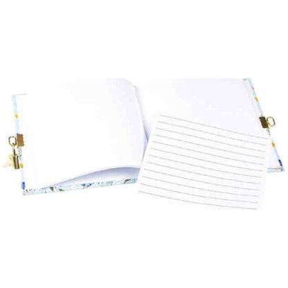 GOLDBUCH Tagebuch mit Schloss TURNOWSKY Secret Garden blau 16,5x16,5cm 96 weiße Seiten