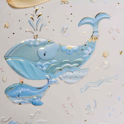 Geschenktasche Blue Whal Blue Whale