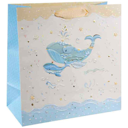Geschenktasche Blue Whal Blue Whale