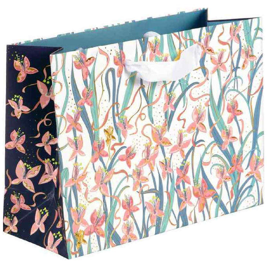GOLDBUCH Geschenktasche TURNOWSKY 25x18x10cm Garden Chic white