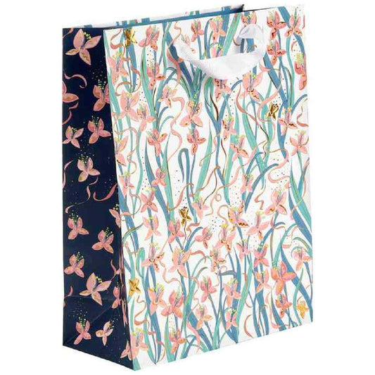 GOLDBUCH Geschenktasche TURNOWSKY 22x30x11cm Garden Chic white