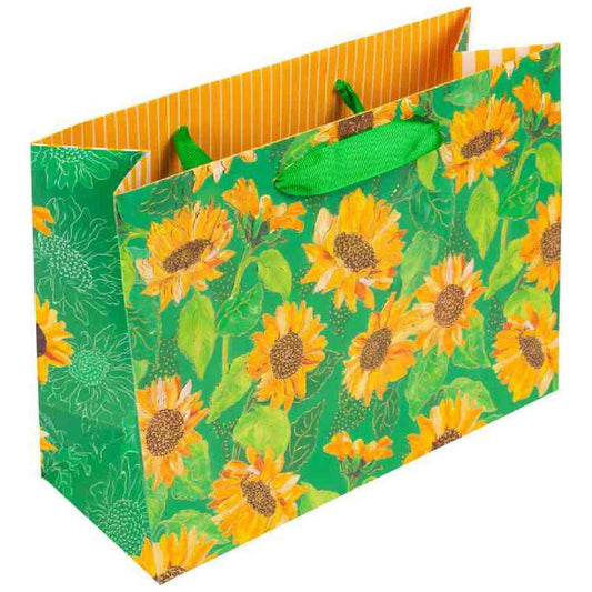 GOLDBUCH Geschenktasche TURNOWSKY 25x18x10cm Sunflower green