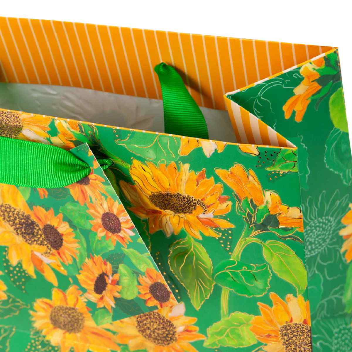 GOLDBUCH Geschenktasche TURNOWSKY 25x18x10cm Sunflower green