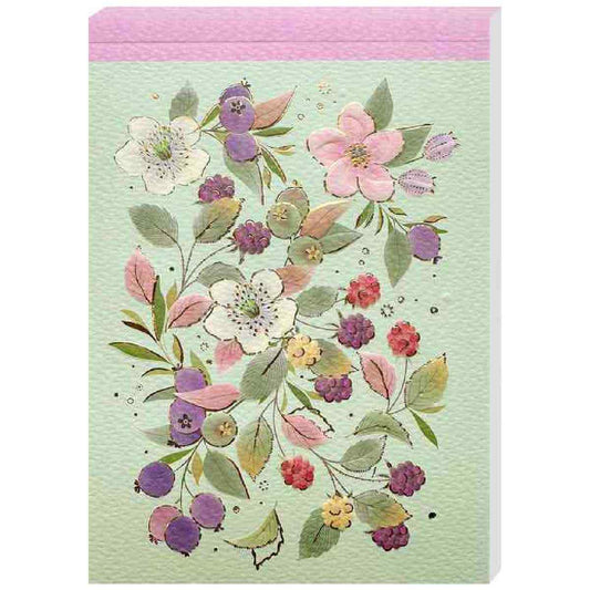 GOLDBUCH Notizblock A6 Blissfull Blossom