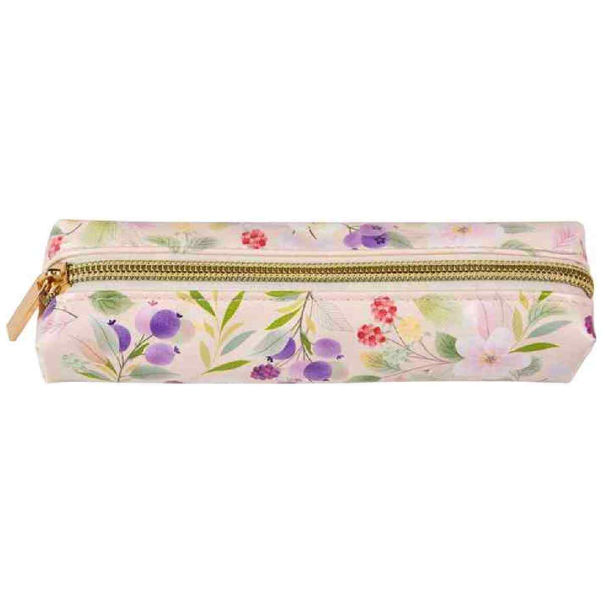GOLDBUCH Schreibset Kugelschreiber + Etui Blissful Blossom mango