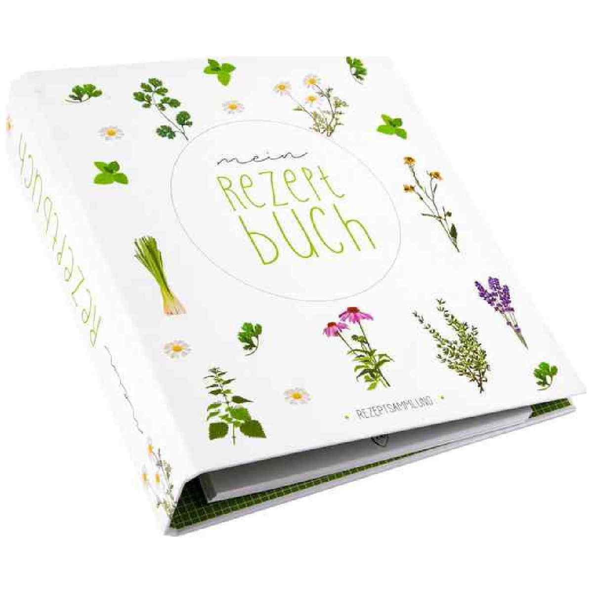 GOLDBUCH Rezeptordner DIN A5 2-Ring Wildblumen