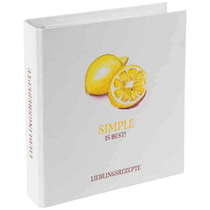 GOLDBUCH Rezeptordner DIN A5 Simple is Best