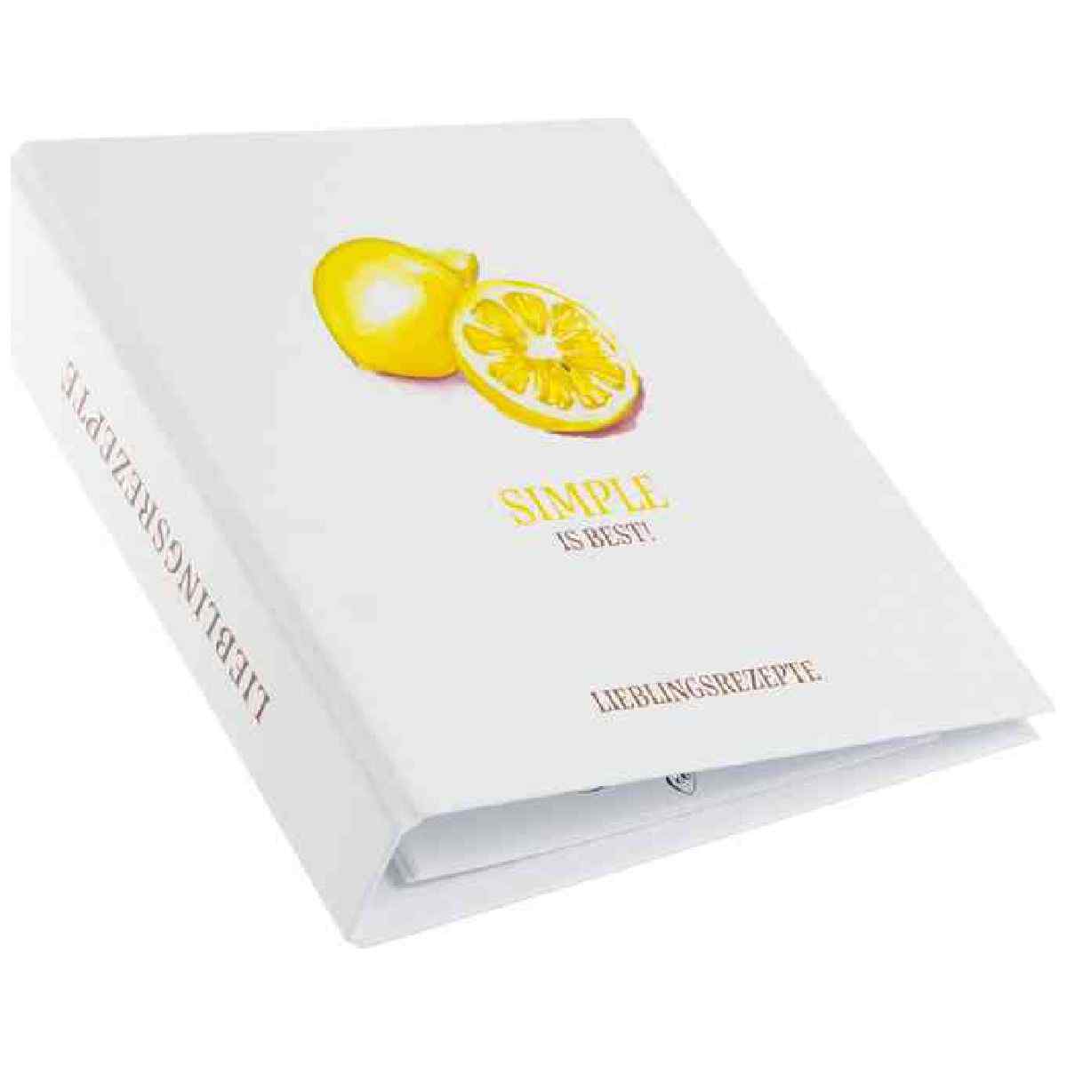GOLDBUCH Rezeptordner DIN A5 Simple is Best
