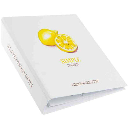 GOLDBUCH Rezeptordner DIN A5 Simple is Best