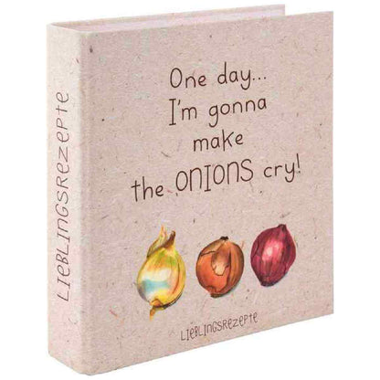 GOLDBUCH Rezeptordner DIN A5 2-Ring -Onions-