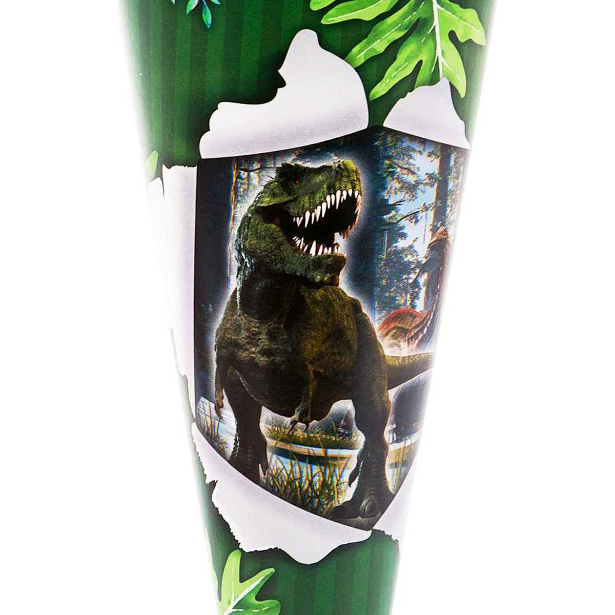 GOLDBUCH Geschwistertüte 35 cm mit Filzverschluß T-Rex