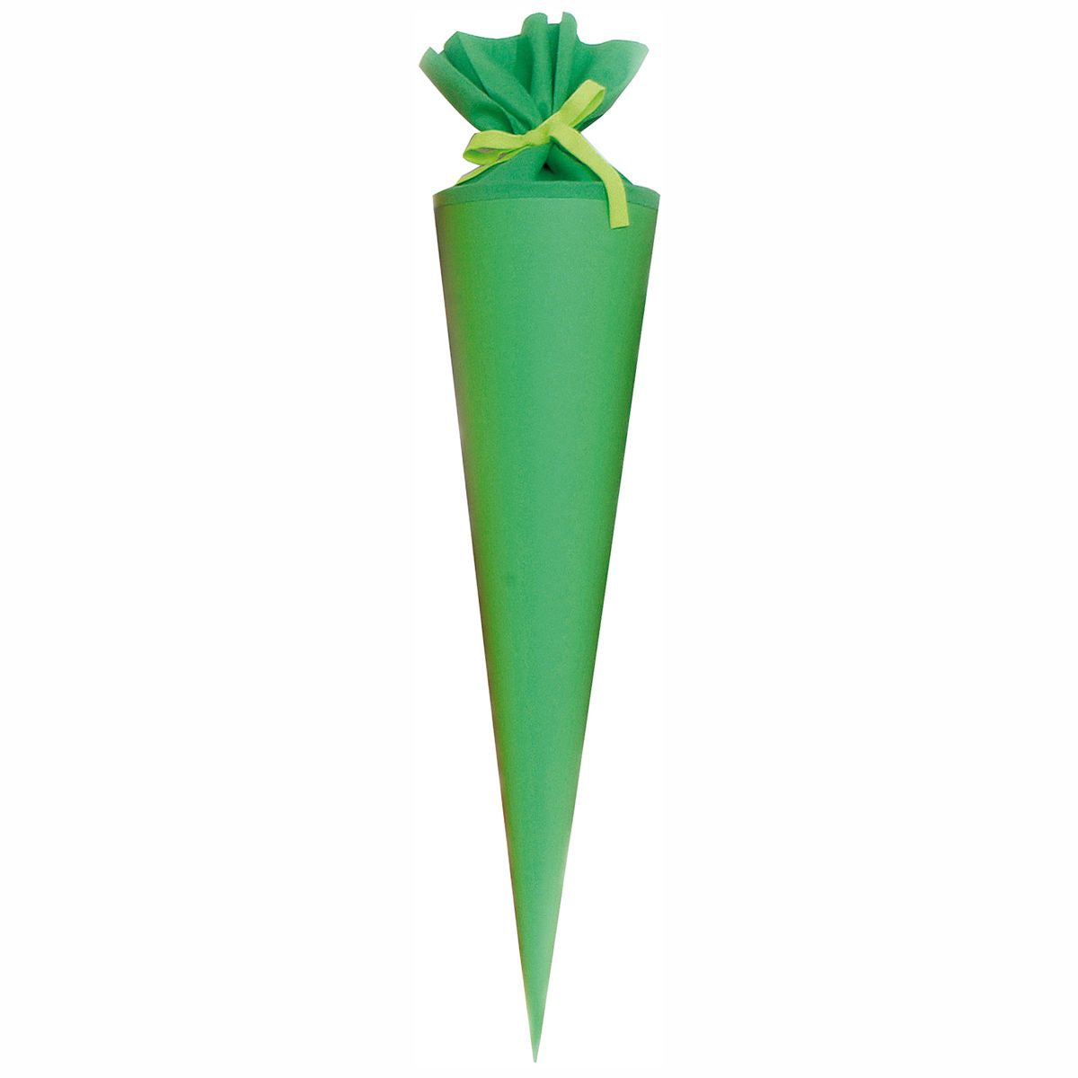 GOLDBUCH Schultüten Rohling 70cm mit Filz grün