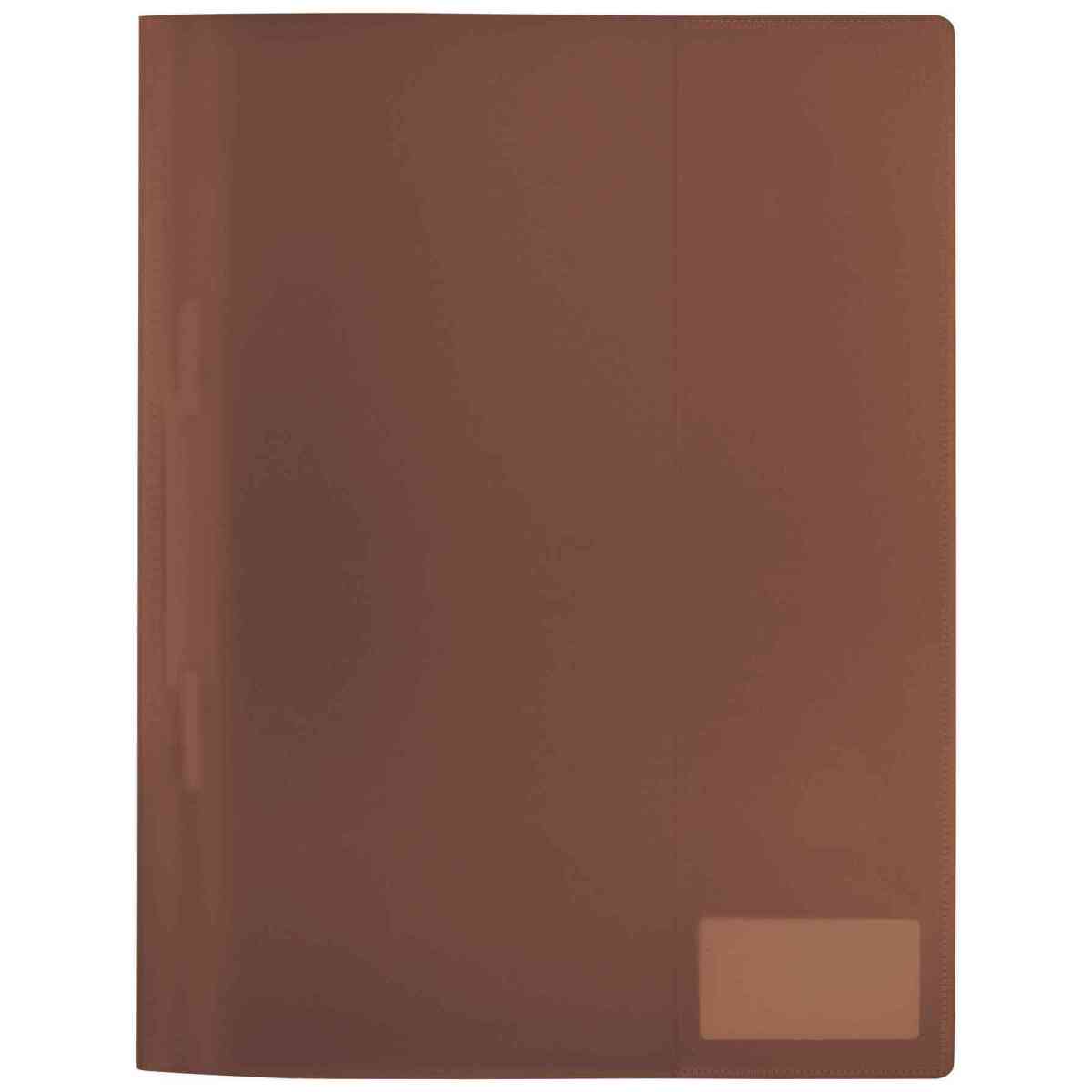 HERMA Schnellhefter Kunststoff A4 braun extra stark