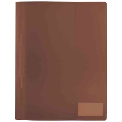 HERMA Schnellhefter Kunststoff A4 braun extra stark