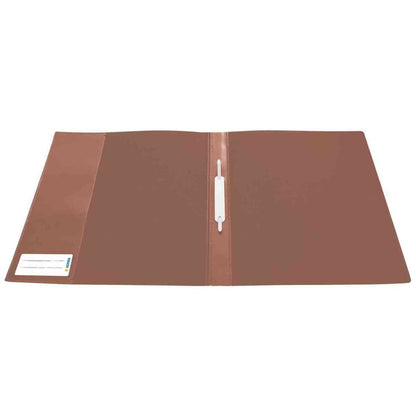 HERMA Schnellhefter Kunststoff A4 braun extra stark