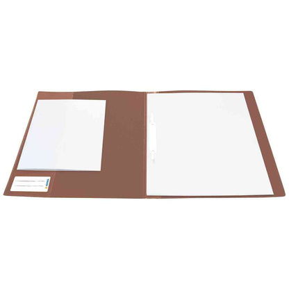 HERMA Schnellhefter Kunststoff A4 braun extra stark