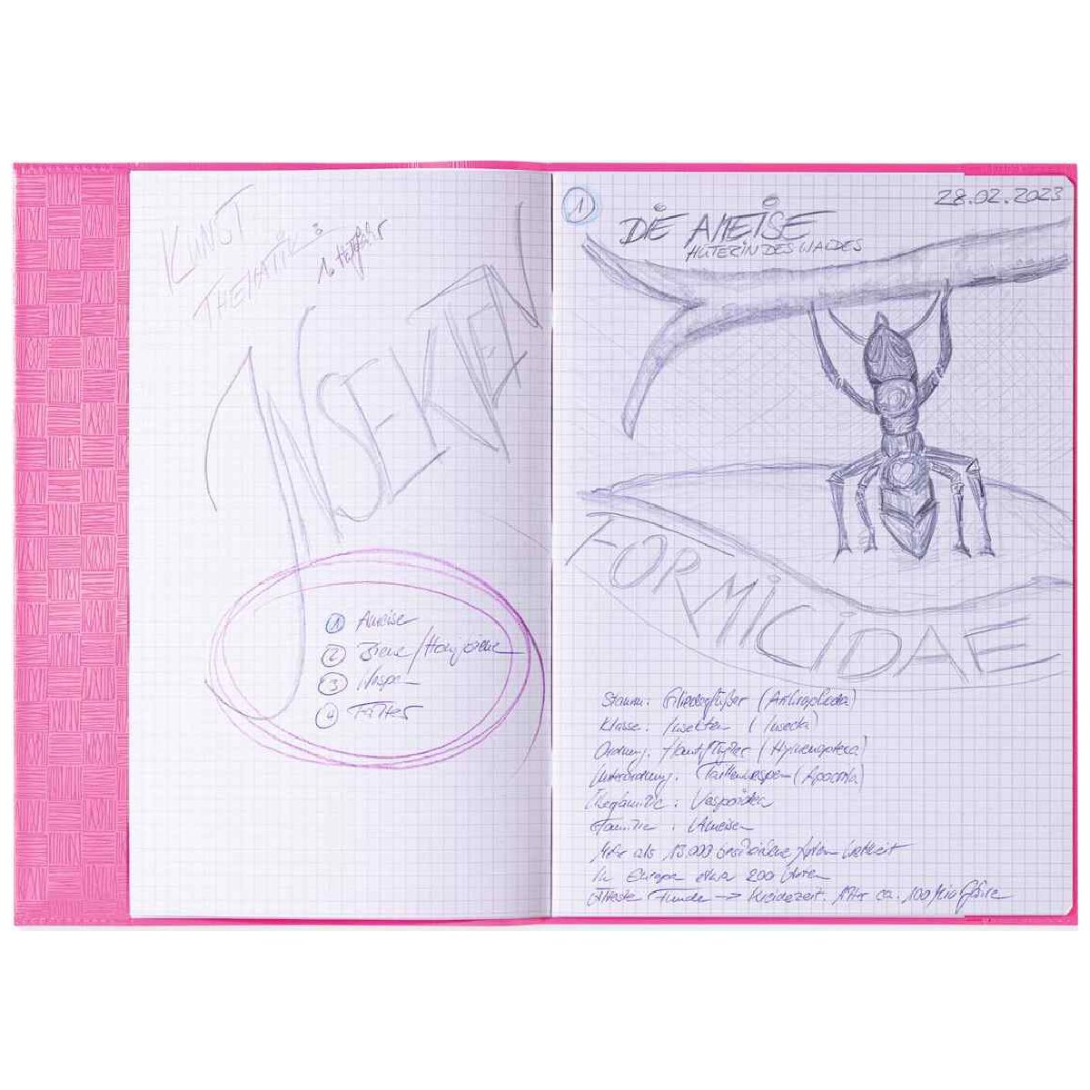HERMA Heftumschlag PP-Folie A4 rosa