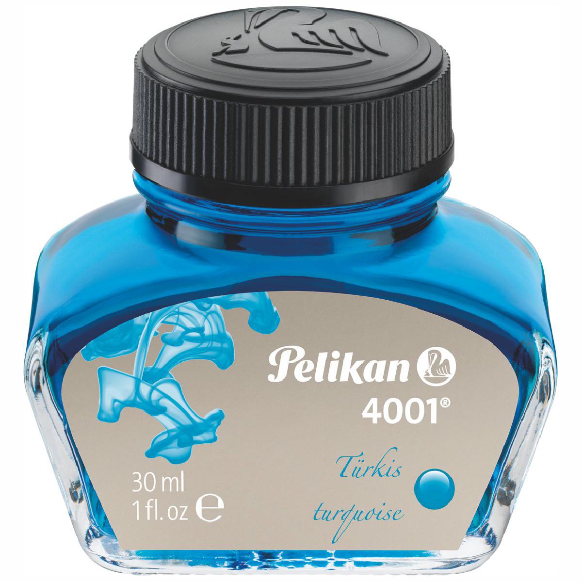 PELIKAN Tinte 4001 im Glas türkis 30ml