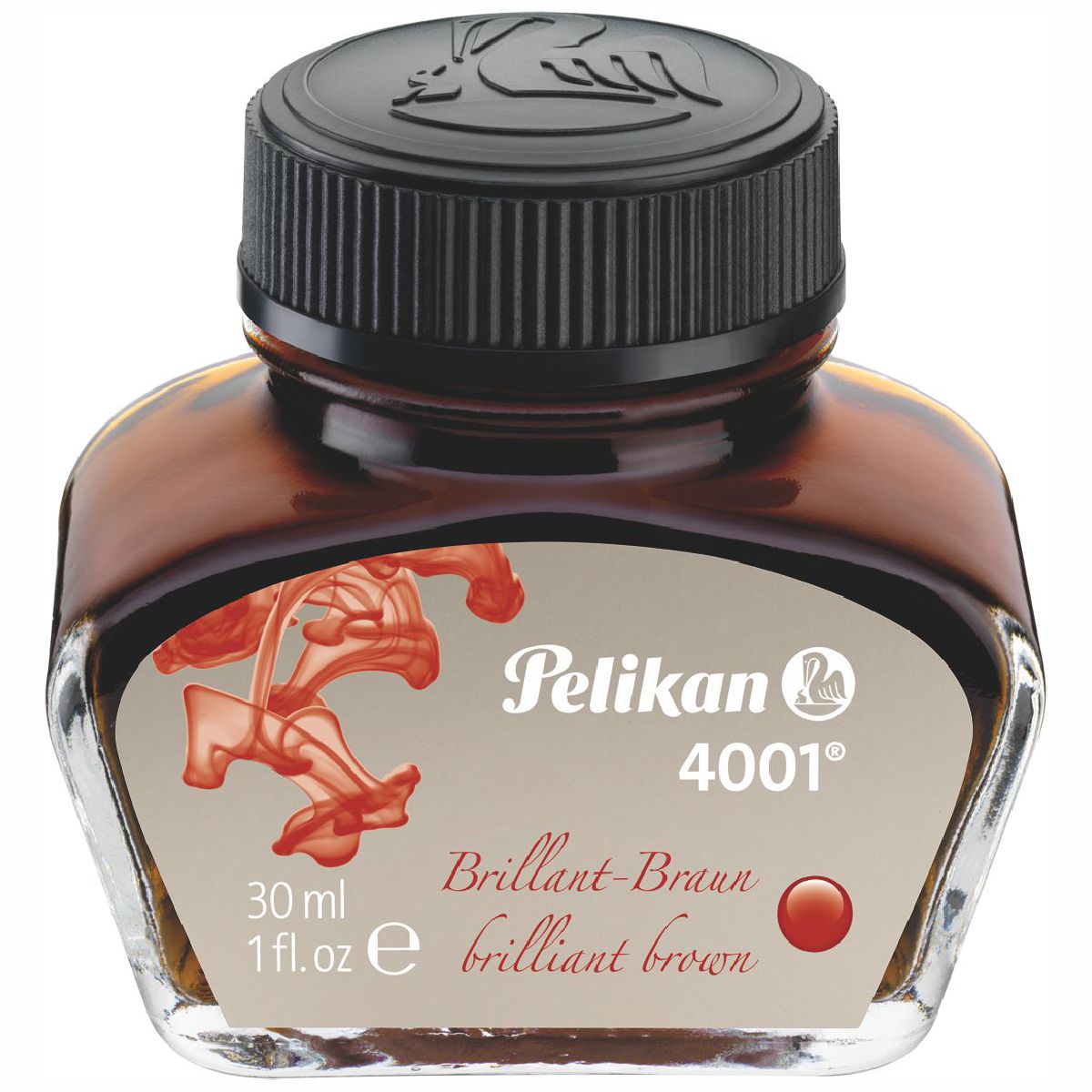 PELIKAN Tinte 4001 im Glas brilliant-braun 30ml