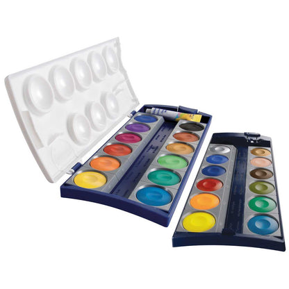PELIKAN Malkarten / Deckfarbkasten K24 24 Farben + Deckweiß