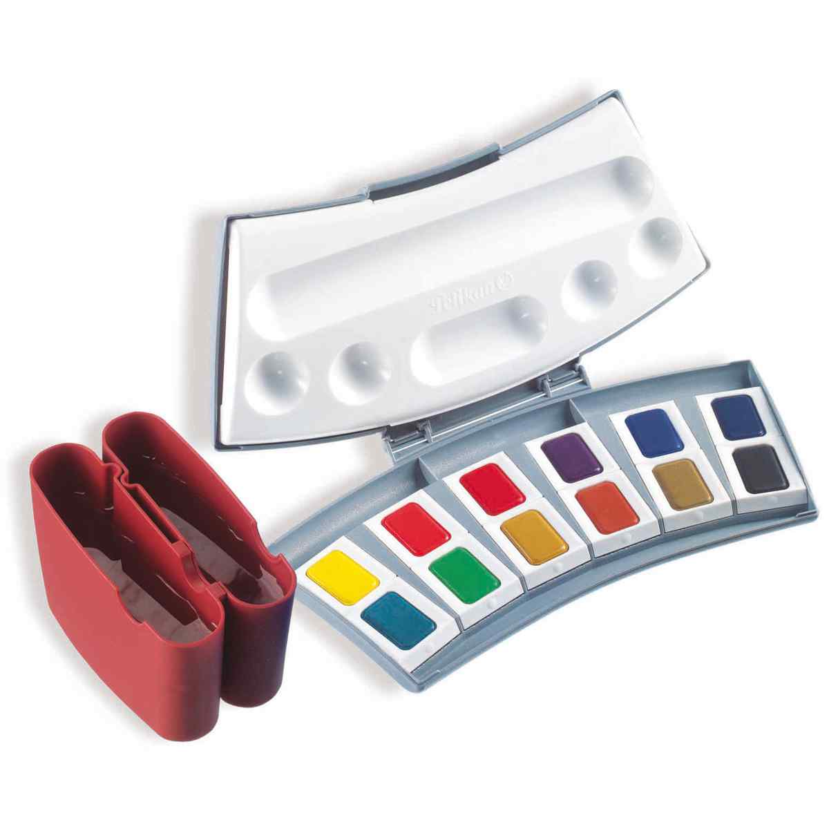 PELIKAN Studien Aquarell-Malkasten 725D/12 - 12 Farben