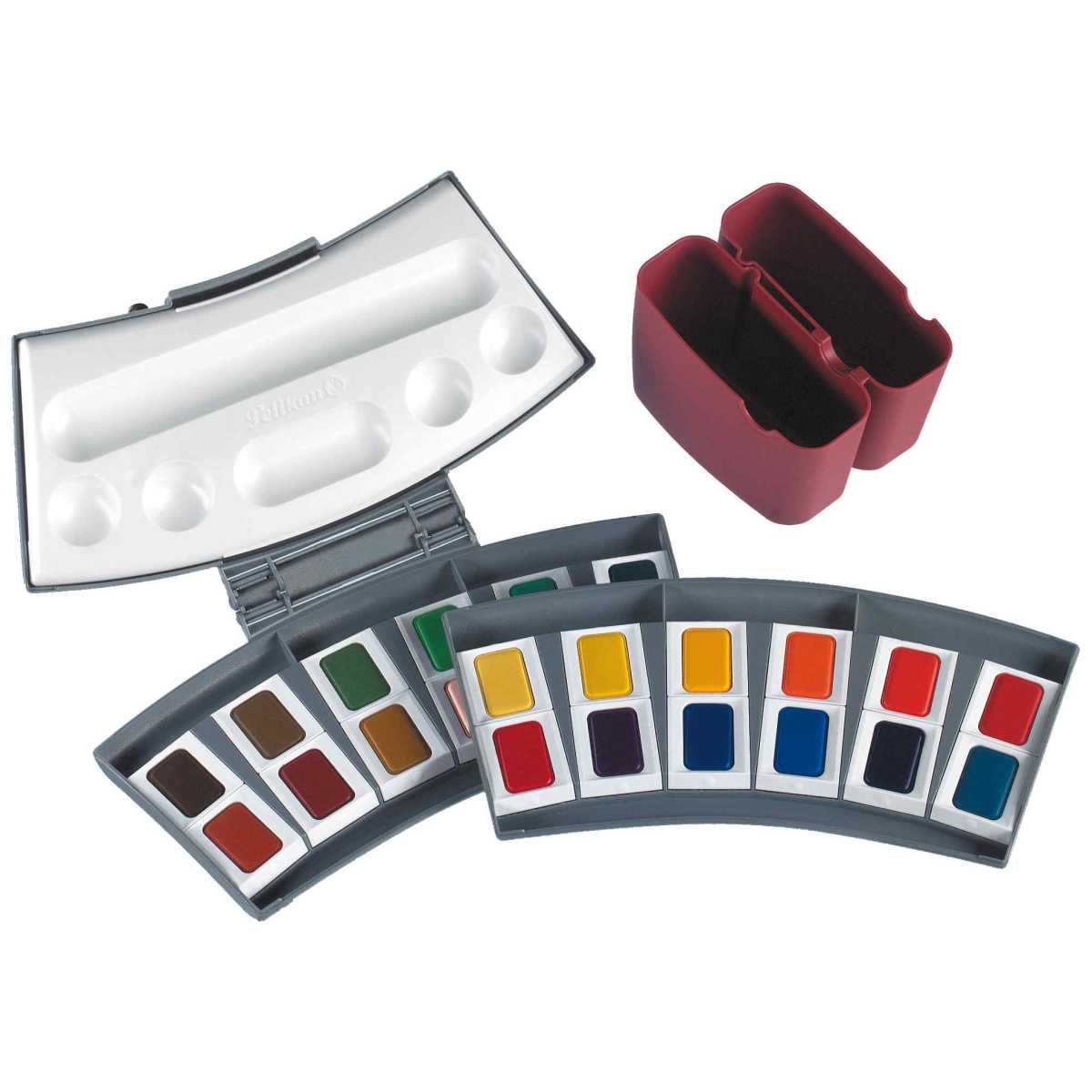 PELIKAN Studien Aquarell-Malkasten 725D/24 - 24 Farben