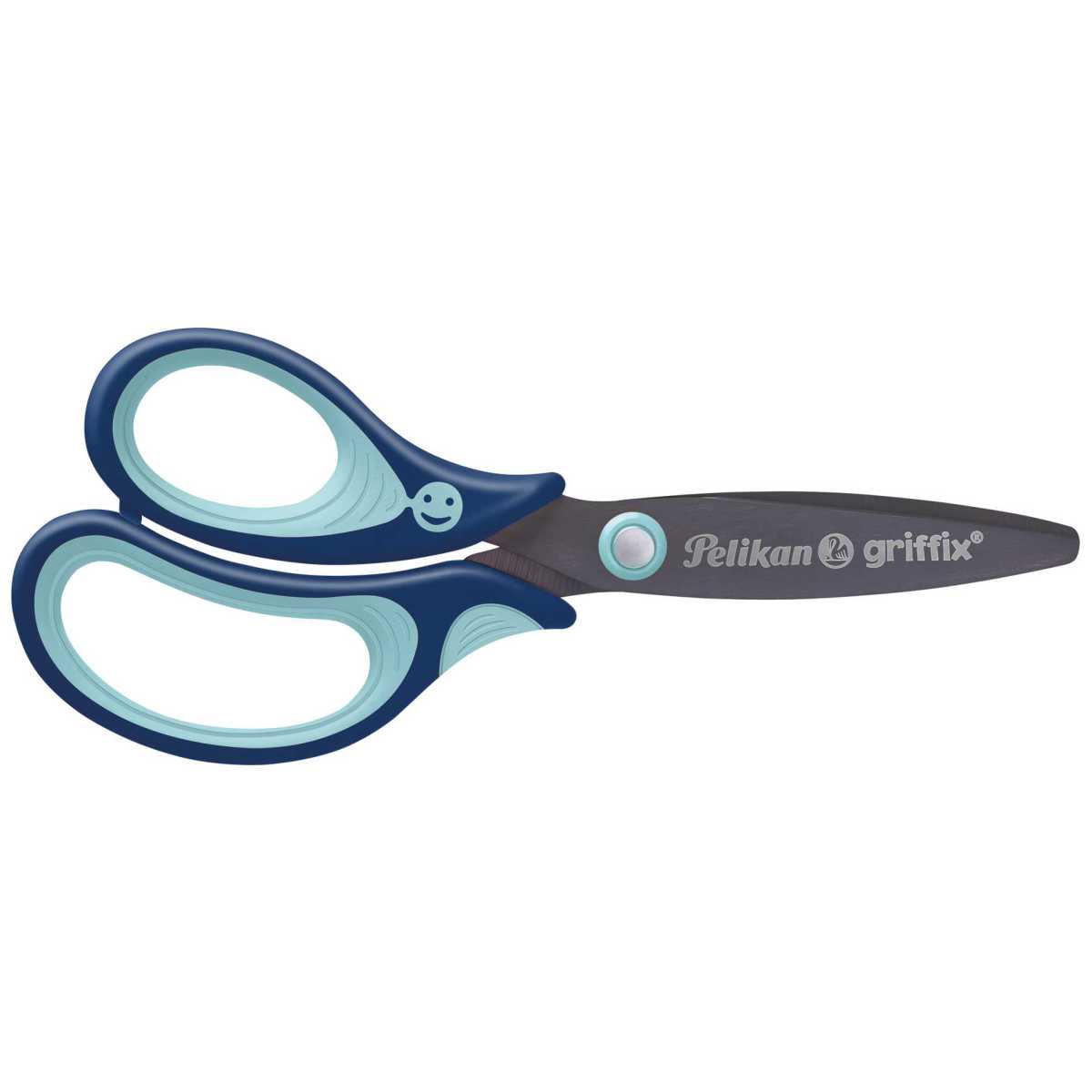 PELIKAN Schulschere Griffix rund blau L