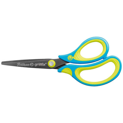 PELIKAN Schulschere Griffix spitz neon fresh blue R