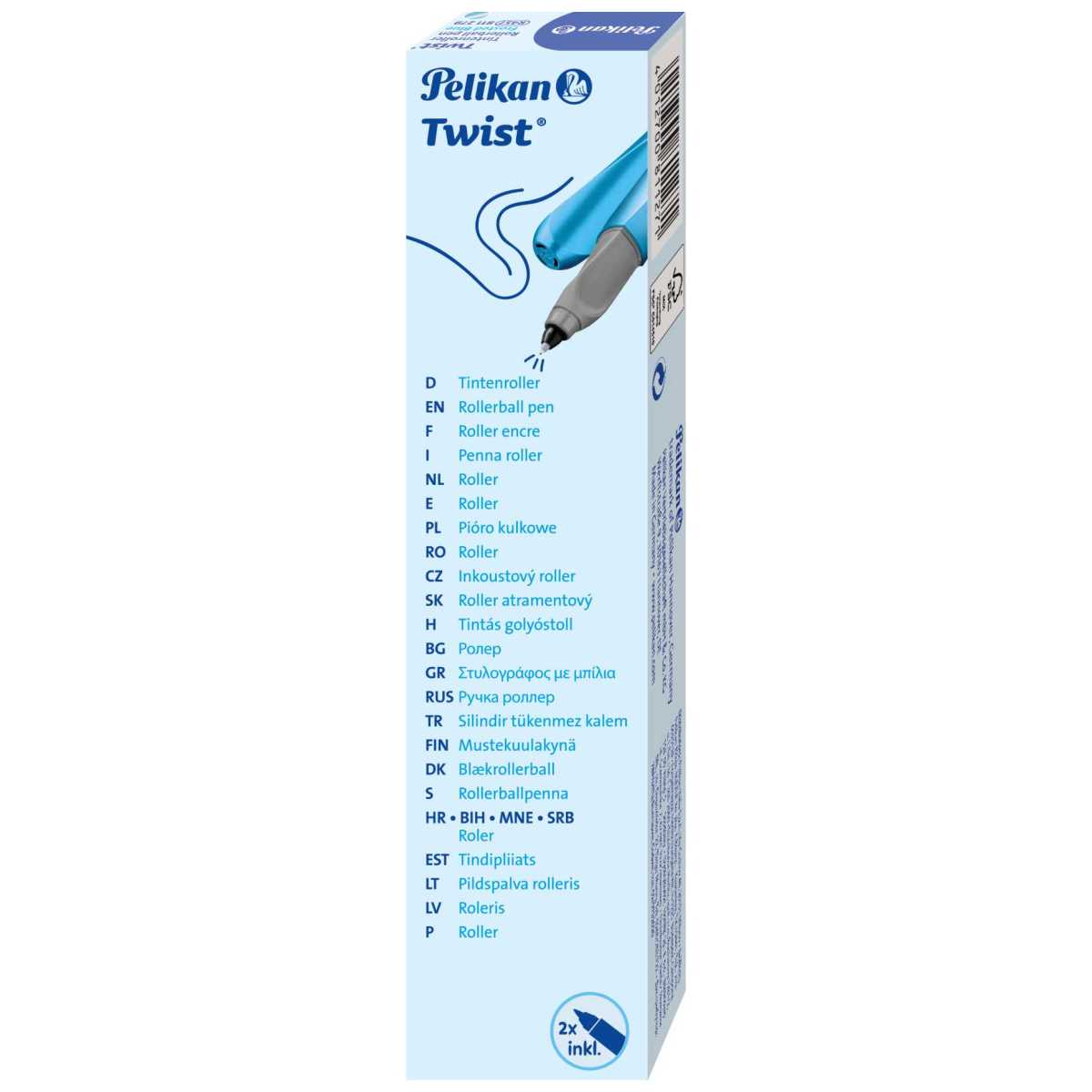 PELIKAN Tintenroller Twist R457 frosted blue