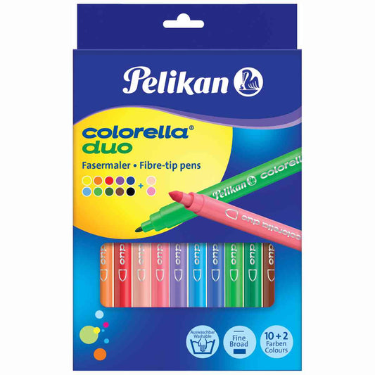 PELIKAN Doppel-Faserschreiber Colorella Duo 12 Farben
