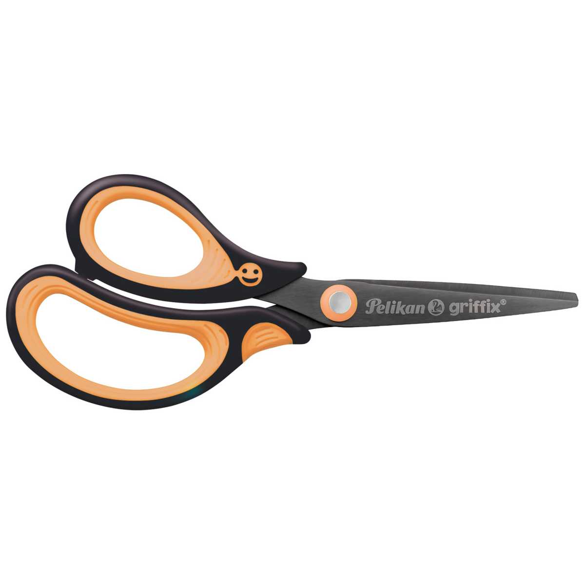 PELIKAN Schulschere Griffix spitz neon black L